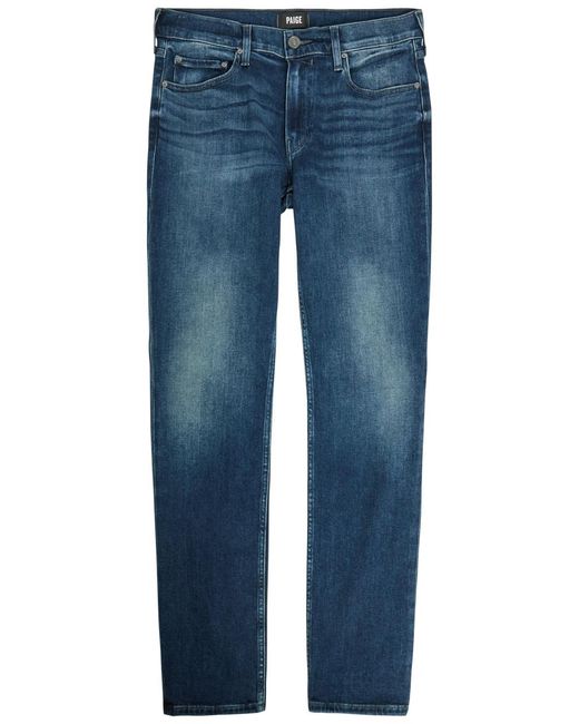 PAIGE Blue Lennox Slim-Leg Jeans for men