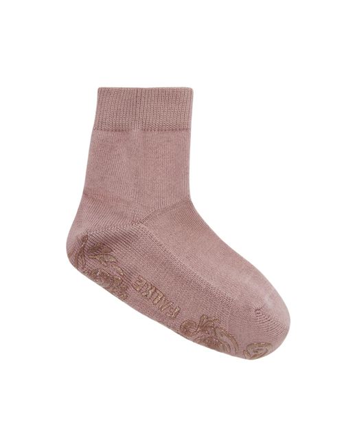 Falke Brown Light Cuddle Pads Cotton-Blend Socks
