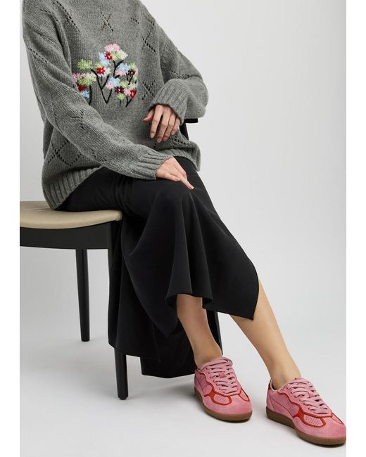 Alohas Pink Tb.490 Rife Panelled Suede Sneakers