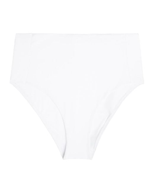 Max Mara White High-Waisted Stretch-Polyamide Bikini Briefs