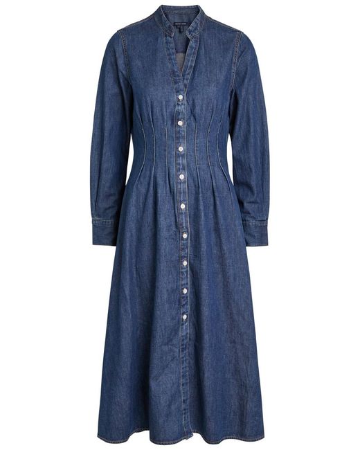 veronica beard dulce denim midi dress Veronica Beard Dulce Dress