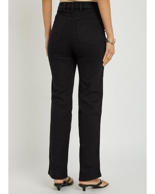 RÙADH Black The Kerr Slim Straight-Leg Jeans