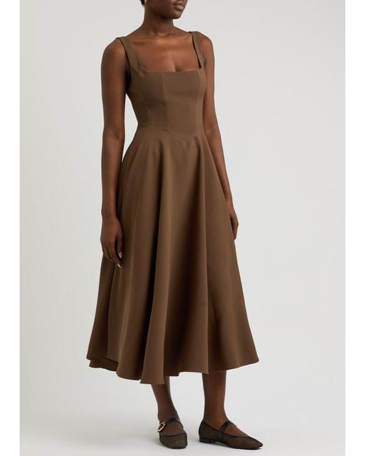 Odd Muse Brown The Ultimate Muse Jersey Midi Dress