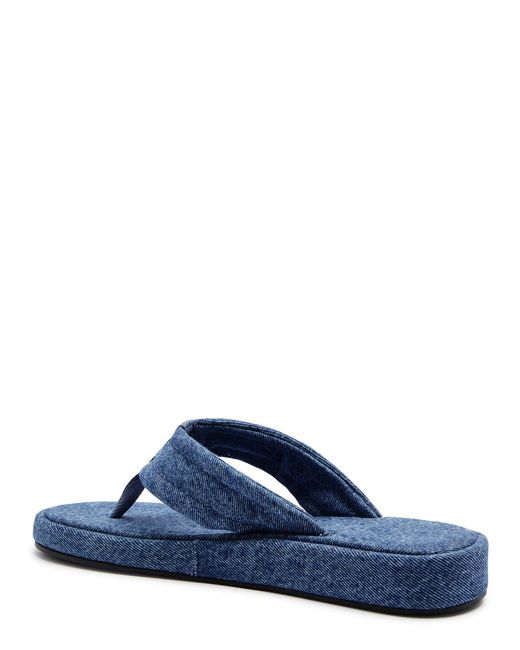 Coperni Blue Thong Flip Flops