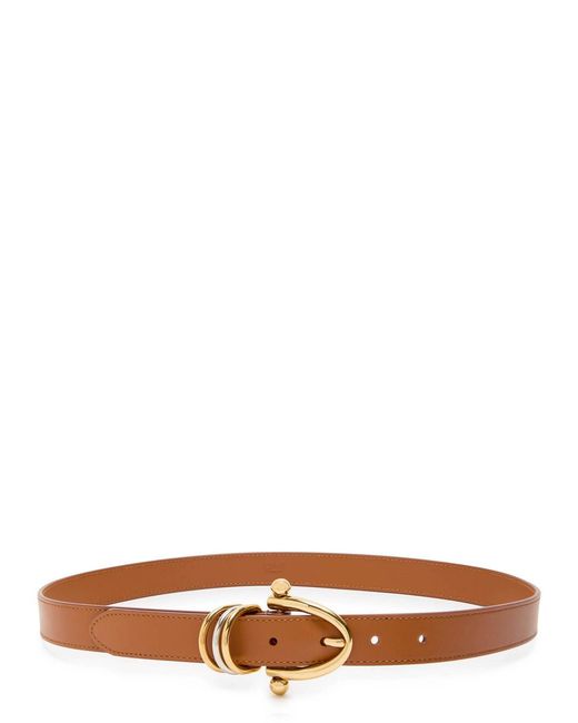 Chloé Brown The Chloé Bracelet Leather Belt