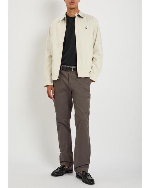 Gant Black Logo-Embroidered Cotton T-Shirt for men