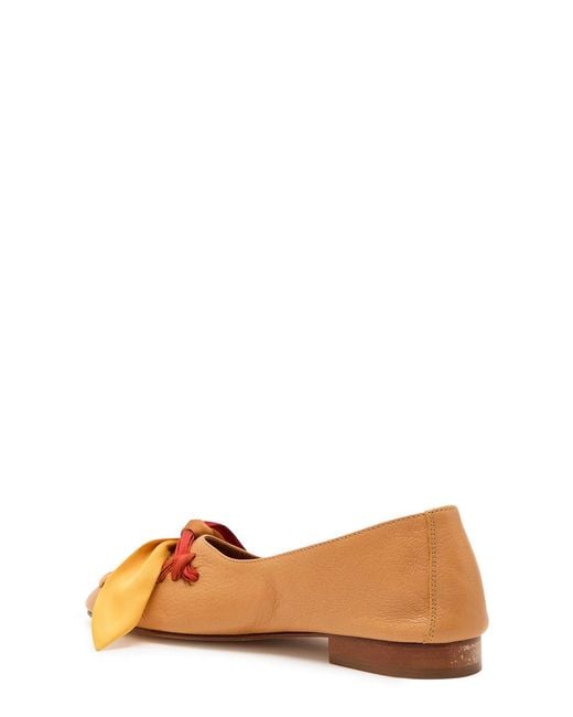 Hereu Brown Juliol Foulard Leather Loafers