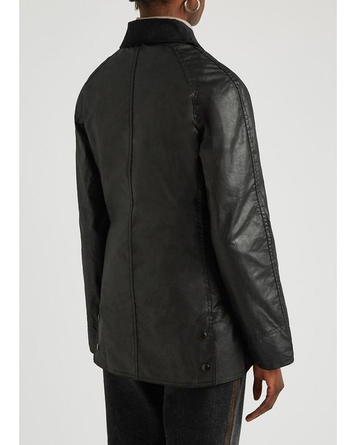 Barbour Black Beadnell Waxed Cotton Jacket