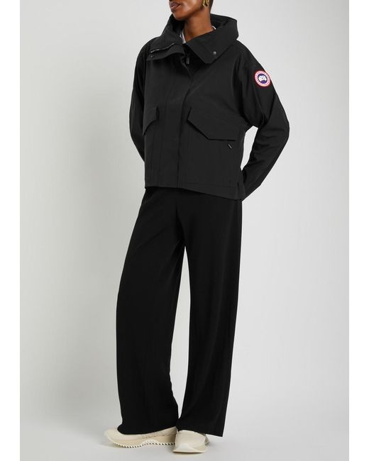 Canada Goose Black Tofino Hooded Rain Jacket