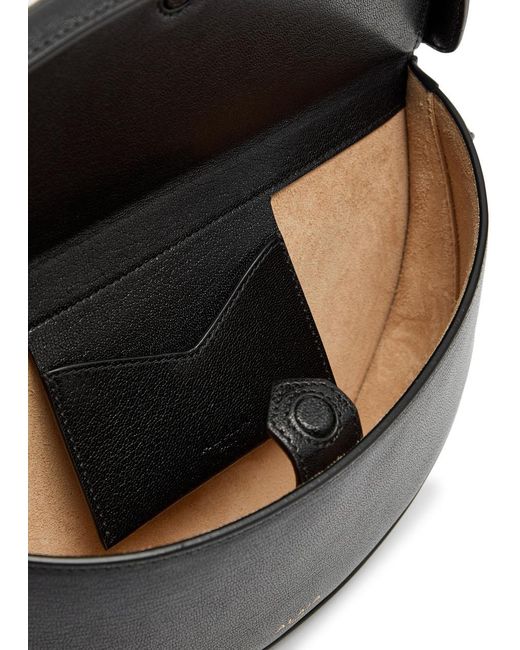 Alaïa Black Hip East West Grained Leather Cross-Body Bag