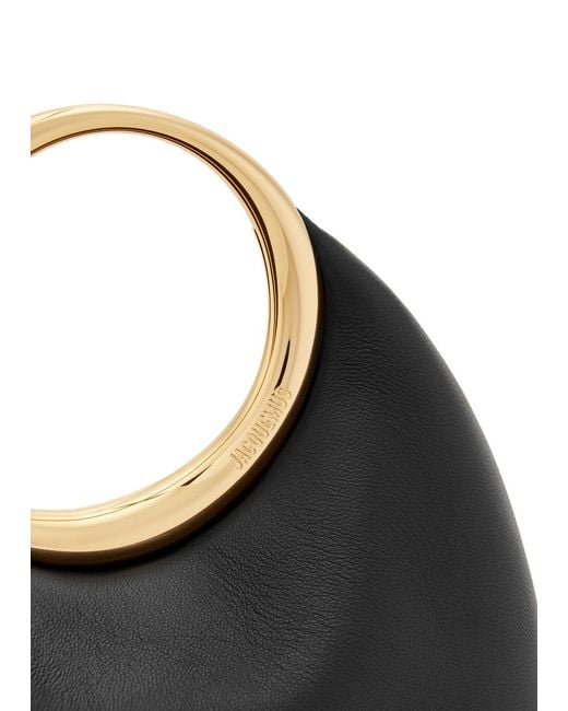 Jacquemus Black Le Petit Calino Leather Top Handle Bag