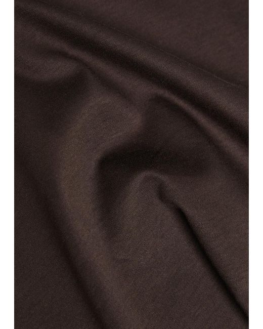 Raith Brown Luxe Mercerised Cotton T-Shirt for men