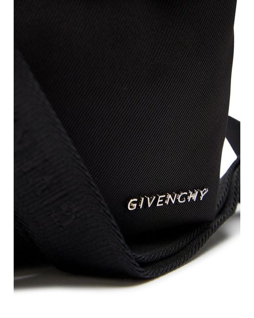 Givenchy Black Essential Nylon Cross-Body Camera Bag for men