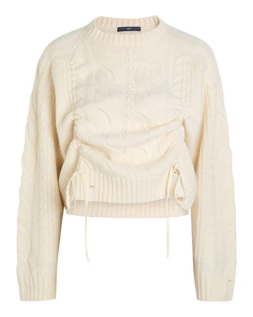 High Natural Revue Cable-Knit Jumper