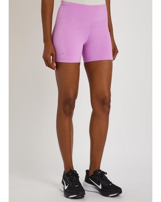 Nike Pink Swift Dri-Fit Stretch-Jersey Shorts