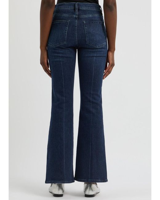 FRAME Blue Le Easy Flare Jeans
