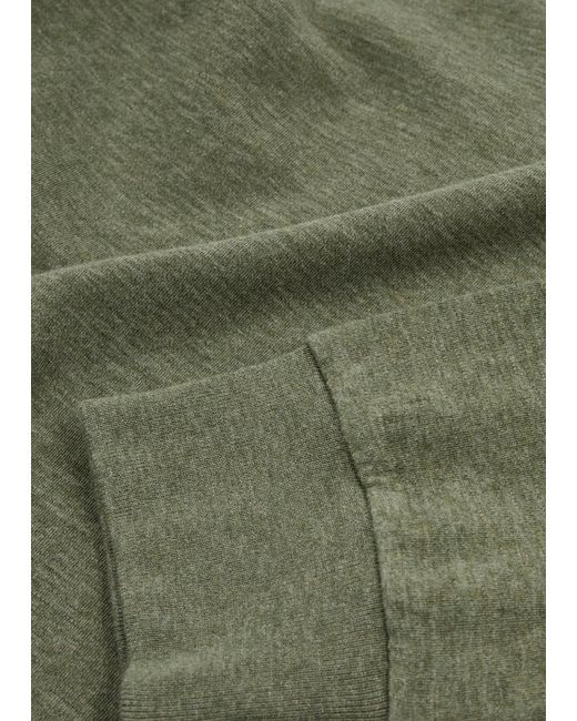 FRAME Green Duo Fold Cotton Sweatshirt for men