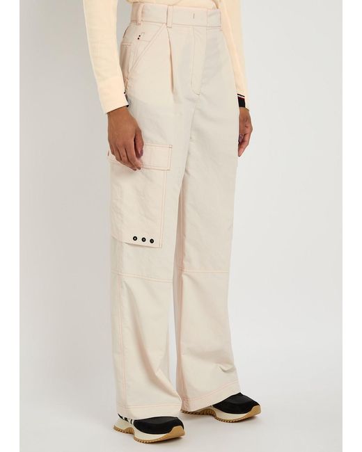 Moncler Natural Shell Cargo Trousers
