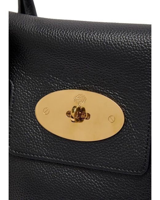 Mulberry Black Bayswater Classic Small Grained Leather Tote