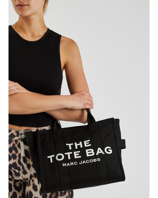 Marc Jacobs Black The Tote Medium Canvas Tote