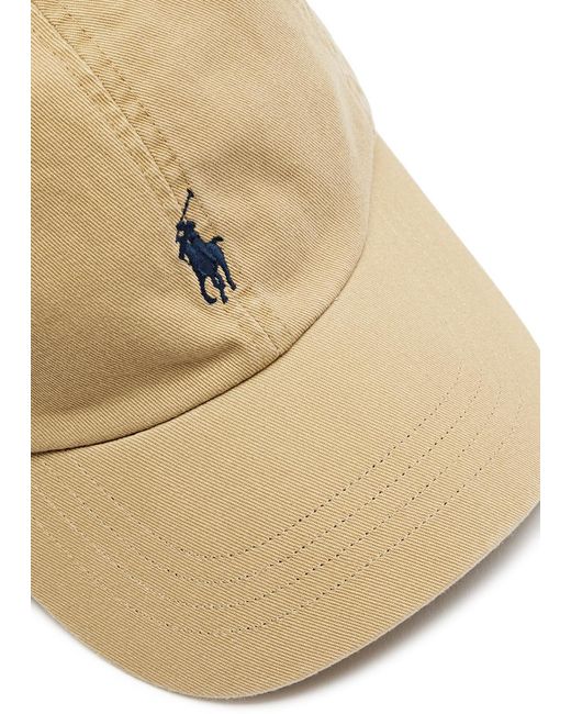 Polo Ralph Lauren Natural Logo-embroidered Cotton Cap for men