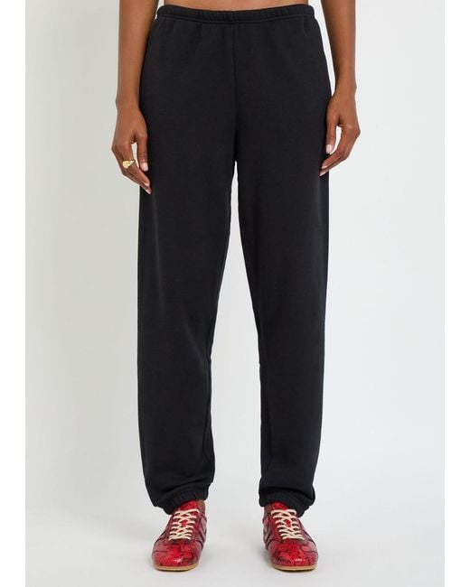 Skims Black Cotton-Blend Sweatpants