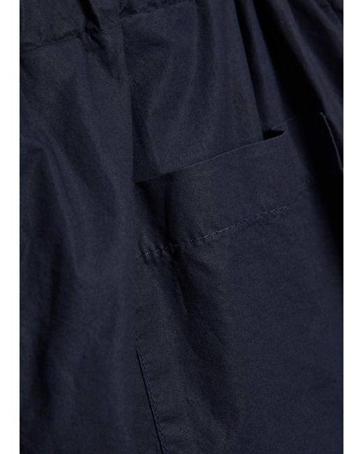 Labo.art Blue Tapered-Leg Cotton Poplin Trousers for men