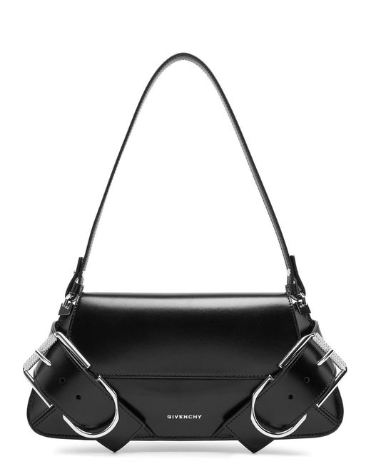 Givenchy Black Voyou Leather Shoulder Bag