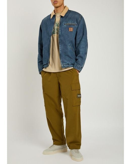 Carhartt Blue Clapton Denim Jacket for men