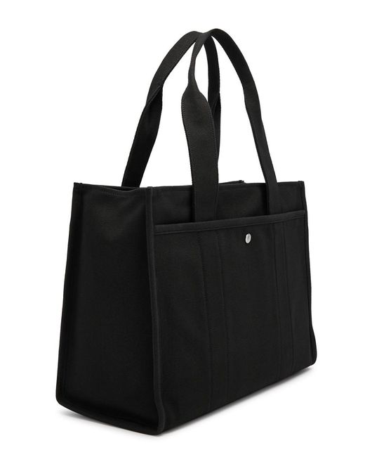 COACH Cargo 42 Logo-embroidered Canvas Tote in Black | Lyst