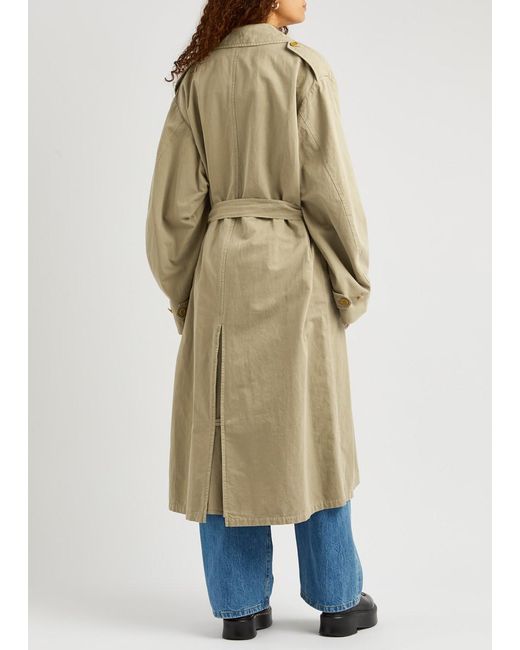 The Row Natural Montrose Cotton-Blend Trench Coat