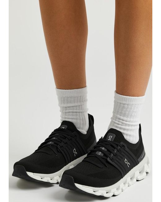 On Shoes Black Cloudswift 3 Panelled Mesh Sneakers