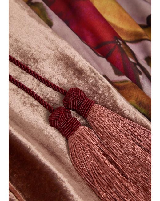 LaDoubleJ Brown Duster Tassel Velvet Coat