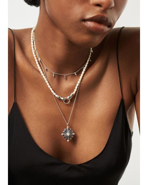 Missoma White X Harris Reed In Good Hands Necklace