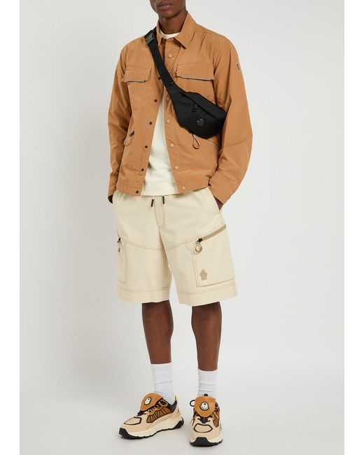 Moncler Brown Zennor Day-Namic Shell Overshirt Jacket for men