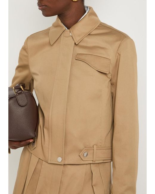 Sportmax Natural Belted Cotton Jacket