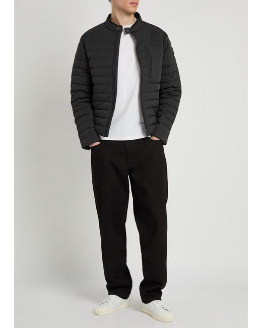 Belstaff Black Chassis Padded Stretch-Shell Jacket for men