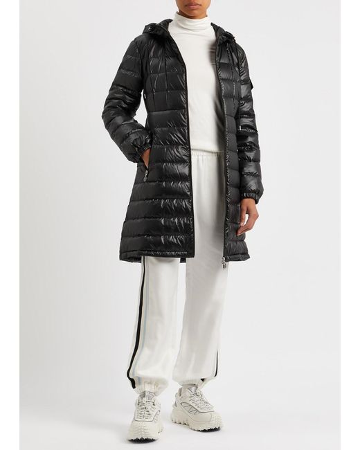 Moncler Black Amintore Quilted Shell Coat