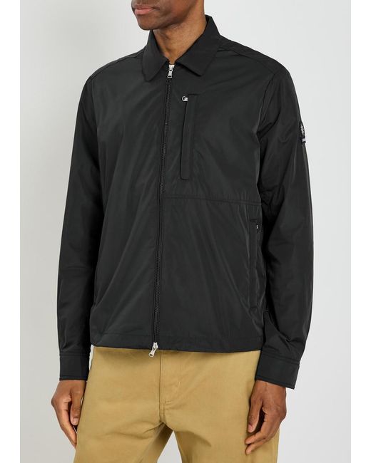 Sandbanks Black Logo-Appliquéd Nylon Jacket for men