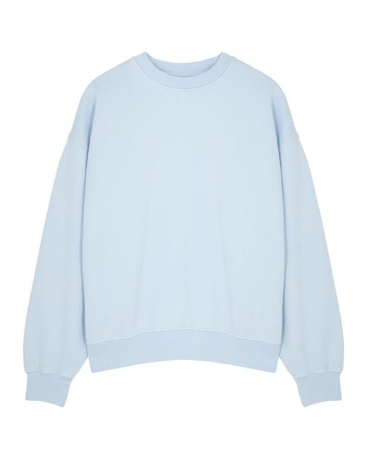 COLORFUL STANDARD Blue Cotton Sweatshirt