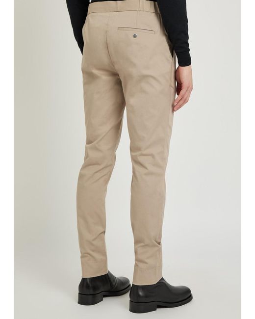L'Estrange Natural 24 Hour Slim-Leg Cotton-Blend Trousers for men