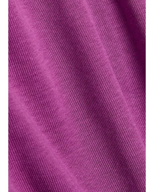 Flore Flore Purple Hillie Cotton Tank