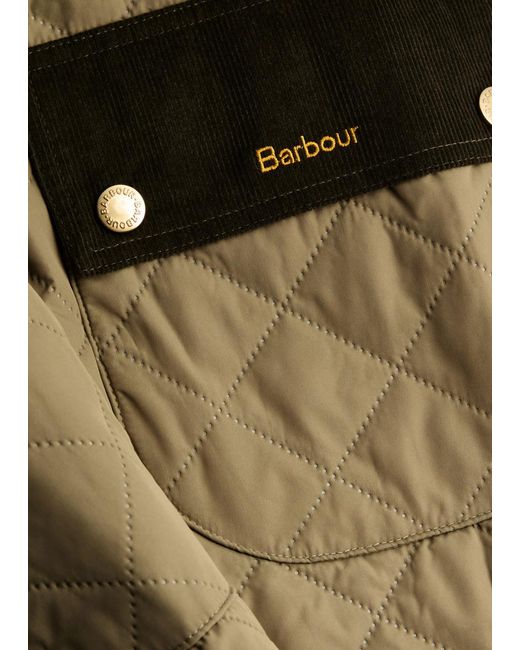 Barbour Green Corinne Quilted Shell Jacket