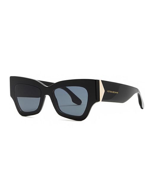 Victoria Beckham Black Butterfly-frame Sunglasses