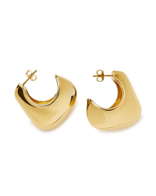 Missoma Metallic Hera Dome Large 18Kt-Plated Earrings