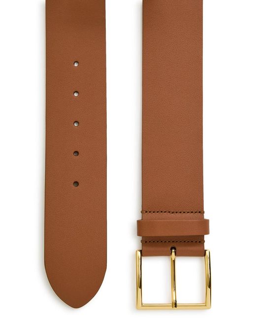 Andersons Brown Grained Leather Belt