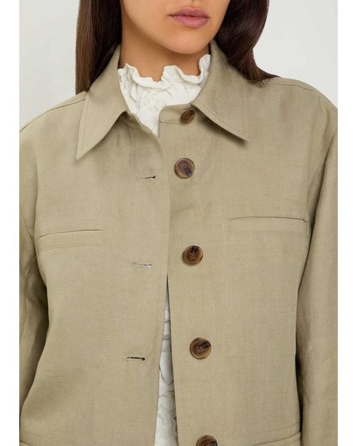 Heirlome Natural Linen Barn Jacket