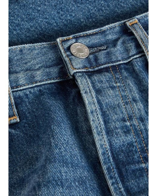 Agolde Blue 90's Straight-Leg Jeans