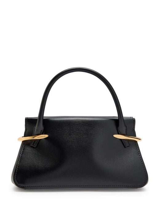 Givenchy Black Pinch Mini Leather Top Handle Bag