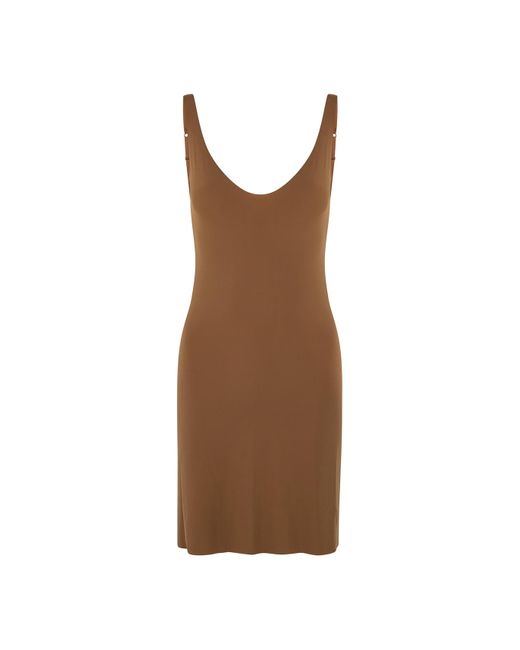 Wolford Brown Pure Seamless-Finish Slip
